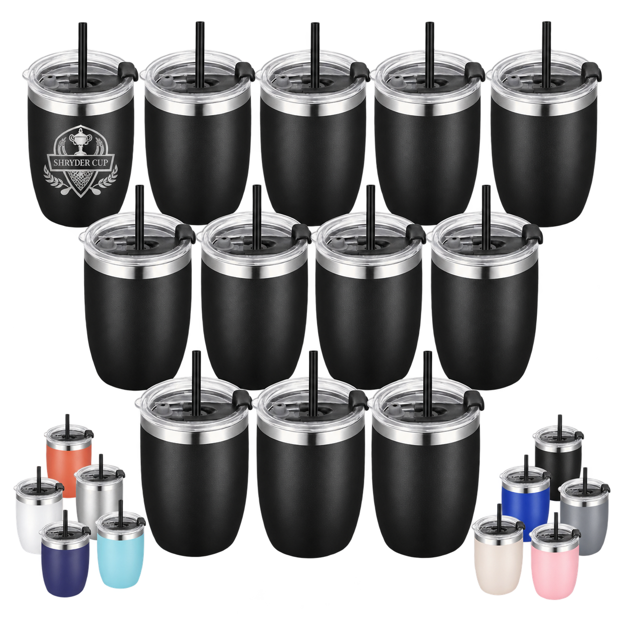 Mini Black Stainless Tumbler